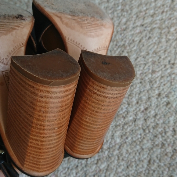 Alberto Fermani Black suede Leather Heels size 37 - Picture 14 of 15